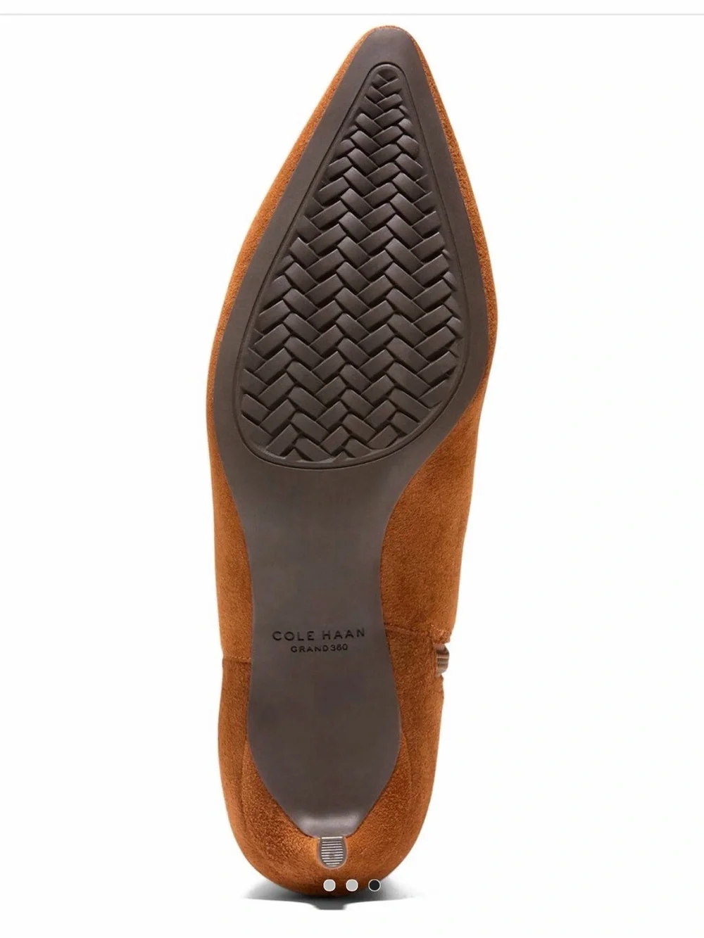 Cole Haan Go-To Janece Suede Boot Cognac size 8